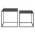 Masute living Reli set 2 buc masuri diferite forma patrata [en.casa] HausGarden Leisure