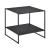 Masuta Dona 51 x 53 x 51 cm metal negru mat [en.casa] HausGarden Leisure