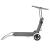 Set 2 bucati sezlong cu parasolar si roti Sonnenliege HTCB-1308 gri inchis [casa.pro] HausGarden Leisure