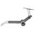 Set 2 bucati sezlong cu parasolar si roti Sonnenliege HTCB-1308 gri inchis [casa.pro] HausGarden Leisure
