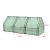 Solar gradina Hoflein 240 x 90 x 90 cm polietilena folie plasa verde [en.casa] HausGarden Leisure
