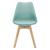 Scaune design Tori set 2 buc 81 x 49 x 57cm verde [en.casa] HausGarden Leisure