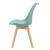 Scaune design Tori set 2 buc 81 x 49 x 57cm verde [en.casa] HausGarden Leisure