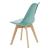 Scaune design Tori set 2 buc 81 x 49 x 57cm verde [en.casa] HausGarden Leisure