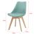 Scaune design Tori set 2 buc 81 x 49 x 57cm verde [en.casa] HausGarden Leisure