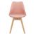 Scaune design Tori set 2 buc 81 x 49 x 57cm roz [en.casa] HausGarden Leisure