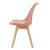 Scaune design Tori set 2 buc 81 x 49 x 57cm roz [en.casa] HausGarden Leisure