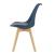 Scaune design Tori set 2 buc 81 x 49 x 57cm albastru [en.casa] HausGarden Leisure
