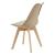 Scaune design Tori set 2 buc 81 x 49 x 57cm bej [en.casa] HausGarden Leisure