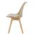Scaune design Tori set 2 buc 81 x 49 x 57cm bej [en.casa] HausGarden Leisure