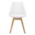 Scaune design Tori set 2 buc 81 x 49 x 57cm alb [en.casa] HausGarden Leisure