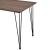 Masa bucatarie Cantenbury 4 persoane cu picioare hairpin [en.casa] HausGarden Leisure