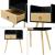 Masuta living Dodo cu sertar negru/efect lemn [en.casa] HausGarden Leisure
