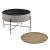 Masuta cafea Mia 40 x 60 cm cu blat detasabil [en.casa] HausGarden Leisure