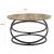 Masuta cafea Dona  46 x 79 cm design rotund [en.casa] HausGarden Leisure