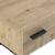Masuta living Hylte cu sertar negru/efect stejar [en.casa] HausGarden Leisure