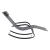 Set 2 scaune balansoar gradina Caracena DG gri inchis [en.casa] HausGarden Leisure