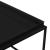 Masuta cafea Olivia set 2 buc masuri diferite cu tava detasabila negru mat [en.casa] HausGarden Leisure