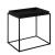 Masuta cafea Olivia set 2 buc masuri diferite cu tava detasabila negru mat [en.casa] HausGarden Leisure