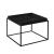 Masuta cafea Olivia set 2 buc masuri diferite cu tava detasabila negru mat [en.casa] HausGarden Leisure