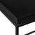 Masuta cafea Olivia set 2 buc masuri diferite cu tava detasabila negru mat [en.casa] HausGarden Leisure