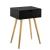 Masuta living Vera cu sertar negru [en.casa] HausGarden Leisure