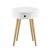 Masuta living Onix alb rotunda [en.casa] HausGarden Leisure