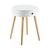 Masuta living Onix alb rotunda [en.casa] HausGarden Leisure