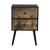 [en.casa]® Masuta Amalia cu sertare, 60 x 40 x 29,5 cm, PAL/lemn, 10Kg, dreptunghiulara, efect lemn/negru HausGarden Leisure