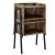 Masuta living Dana 52 x 42 x 35 cm efect lemn/negru [en.casa] HausGarden Leisure