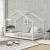 Pat copii Colibri design casuta alb [en.casa] HausGarden Leisure
