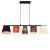 Lustra Tania 5 x E14 metal/textil multicolor [lux.pro] HausGarden Leisure