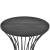 Masuta living Clepsidra negru [en.casa] HausGarden Leisure