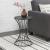 Masuta living Clepsidra negru [en.casa] HausGarden Leisure