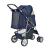 Carucior transport patrupede Mew pliabil albastru [pro.tec] HausGarden Leisure