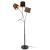 Lampadar Treviso 3 x E14 maro negru gri [lux.pro] HausGarden Leisure