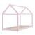 Pat copii Arti 206 x 98 x 142 cm roz design casuta [en.casa] HausGarden Leisure