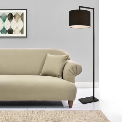 Lampadar Düsseldorf 161 cm 1 x E27 negru [lux.pro] HausGarden Leisure