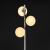 Lampa de podea Gent 154 cm 3 x E14 max. 40W crom alb [lux.pro] HausGarden Leisure