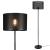 Lampa podea Arensburg 153 cm metal negru [lux.pro] HausGarden Leisure