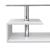 Masuta cafea Orbital alb/efect beton[en.casa] HausGarden Leisure