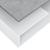 Masuta cafea Orbital alb/efect beton[en.casa] HausGarden Leisure