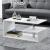 Masuta cafea Orbital alb [en.casa] HausGarden Leisure