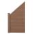 [neu.holz] Gard AAWP-99X3 Model 1, 180 x 96 cm, lemn/plastic, maro HausGarden Leisure