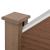 [neu.holz] Gard AAWP-99X3 Model 1, 180 x 96 cm, lemn/plastic, maro HausGarden Leisure