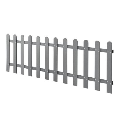 [neu.holz] Gard AAWP-99X2 WPC, 200 x 60 cm, lemn/plastic, gri HausGarden Leisure