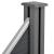 [neu.holz] Gard AAWP-99X3 Model 1, 180 x 96 cm, lemn/plastic, gri HausGarden Leisure