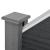 [neu.holz] Gard AAWP-99X3 Model 1, 180 x 96 cm, lemn/plastic, gri HausGarden Leisure