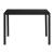 [en.casa] Set Xenia masa cu 4 scaune design, masa 105 x 60 cm, scaun 83 x 54 cm, sticla/metal/plastic, gri/negru HausGarden Leisure
