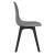 [en.casa]® Set sase bucati scaune design Axa, 83 x 54 x 48 cm, plastic, gri/negru HausGarden Leisure